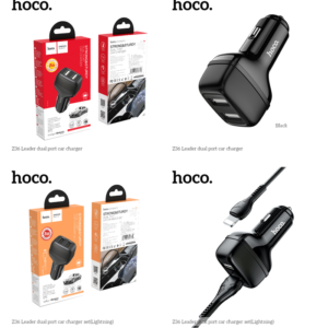 Hoco 2 port USB Car Charger Z36