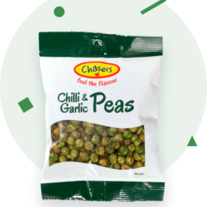 Chasers Chili & Garlic Peas 200g